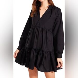 BB Dakota Black Tiered Dress